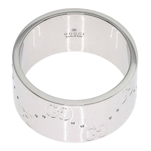 GUCCI 18k White Gold Ring - Picture 4 of 8